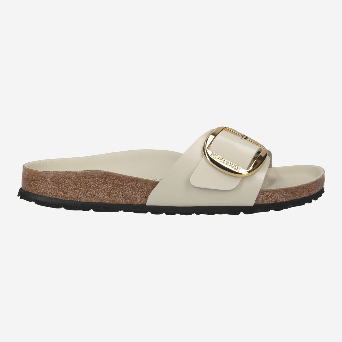 birkenstock MADRID BIG BUCKLE - White - Rear View