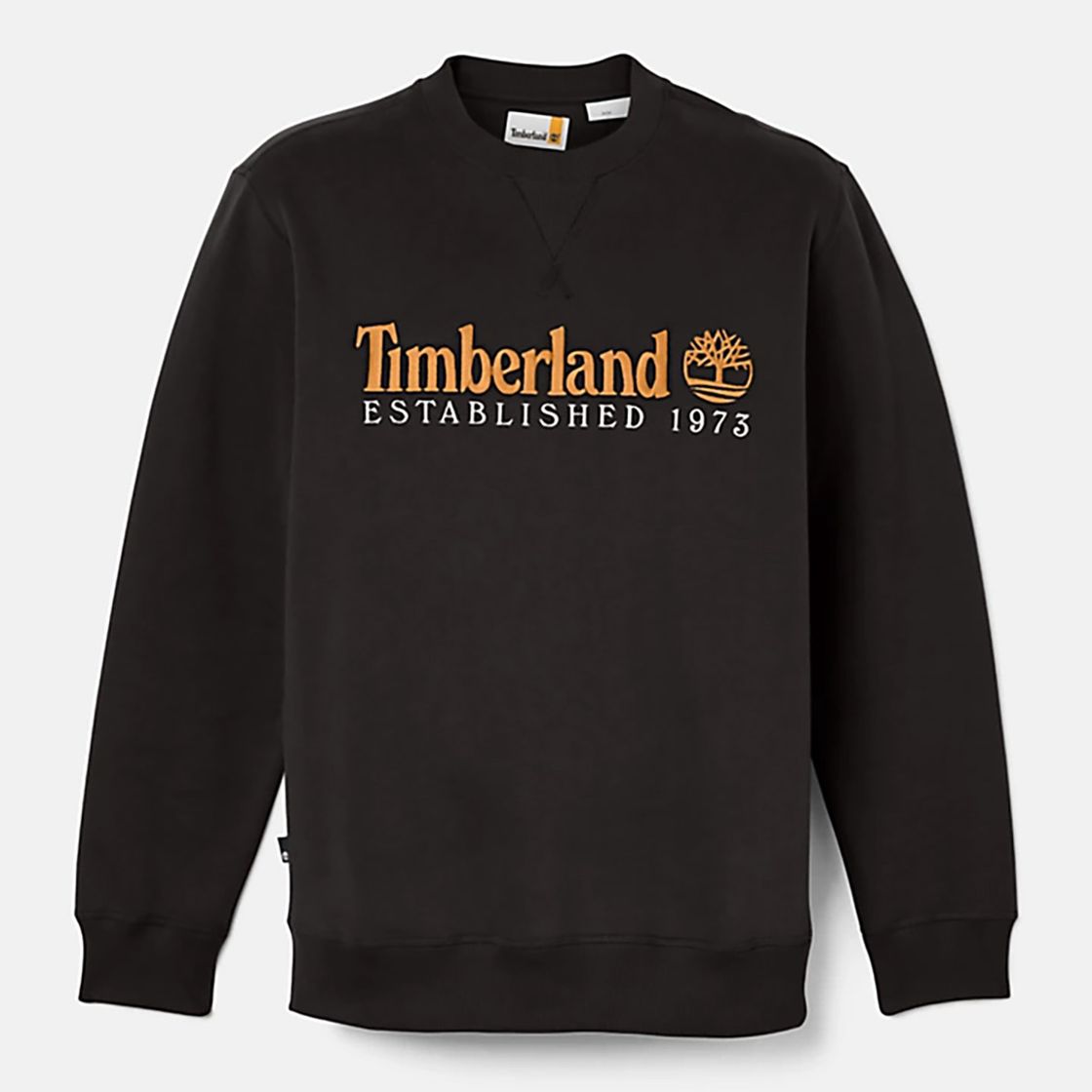 Timberland A65DD LS Est. 1973 Crew BB Sw - Black - Side View