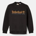 Timberland A65DD LS Est. 1973 Crew BB Sw - Black - Side View