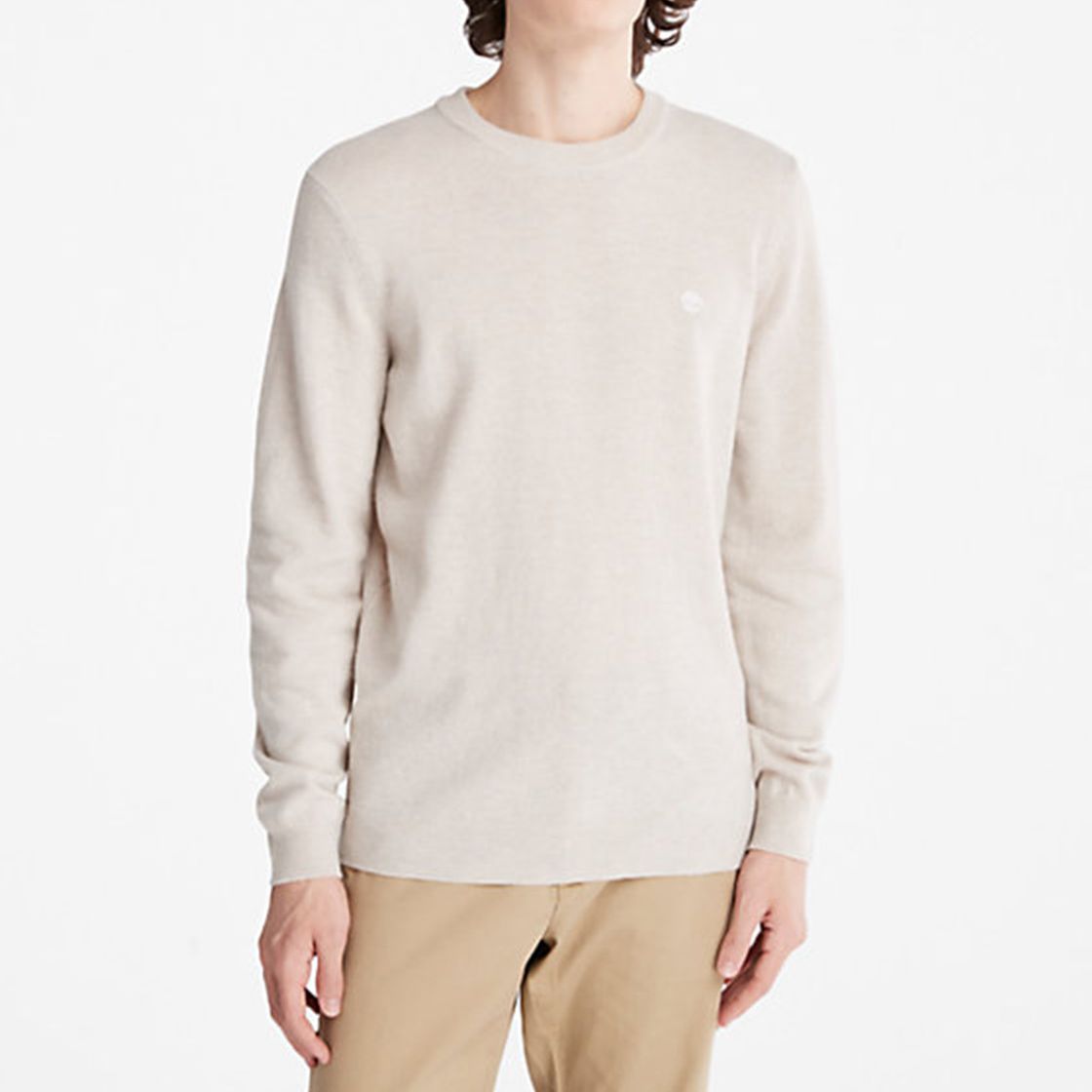 Timberland A2BFH Merino Crew Sweater ISLA - Grey - Back View