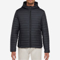 Geox WILMER HOOD JACKET - Blue - Rear View