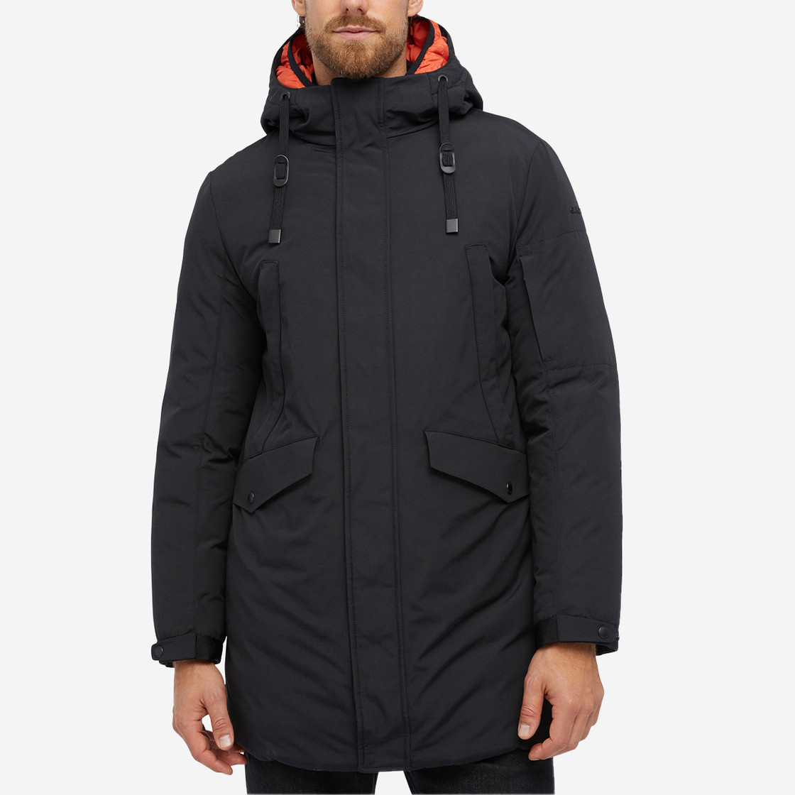 Geox VELLETRI PARKA - Black - Back view