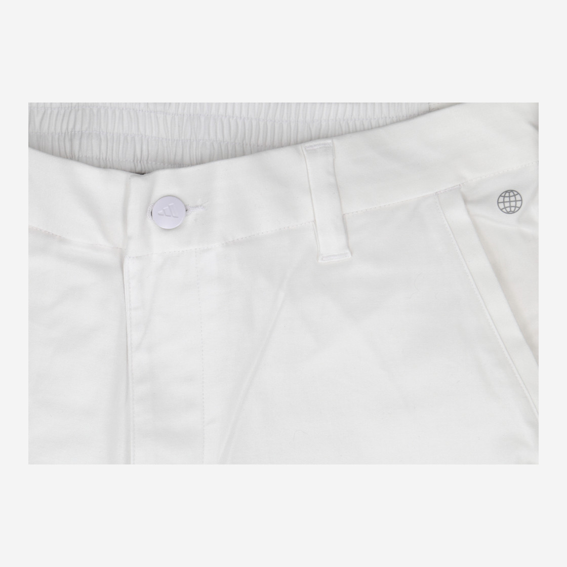 Adidas GO-TO 9 INCH SHORT - Weiß - Rückansicht