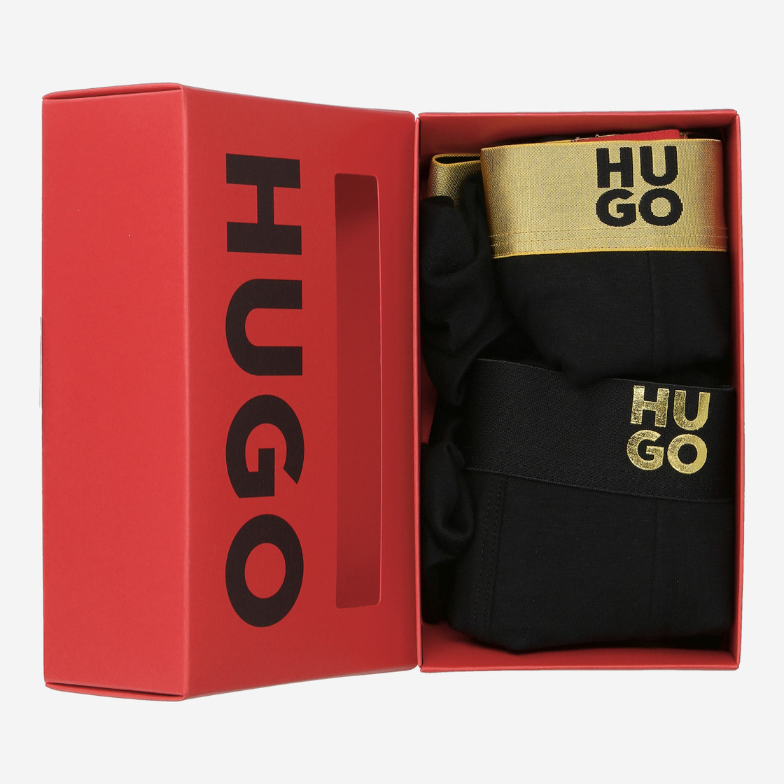 HUGO TRUNK 2P GIFT - Black - Front view