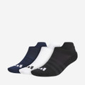 Adidas 3 PK ANKLE - Schwarz, kombiniert - Rückansicht