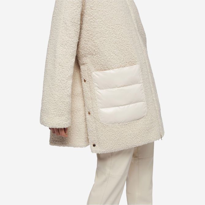 Geox CALITHE COAT - White - Back view