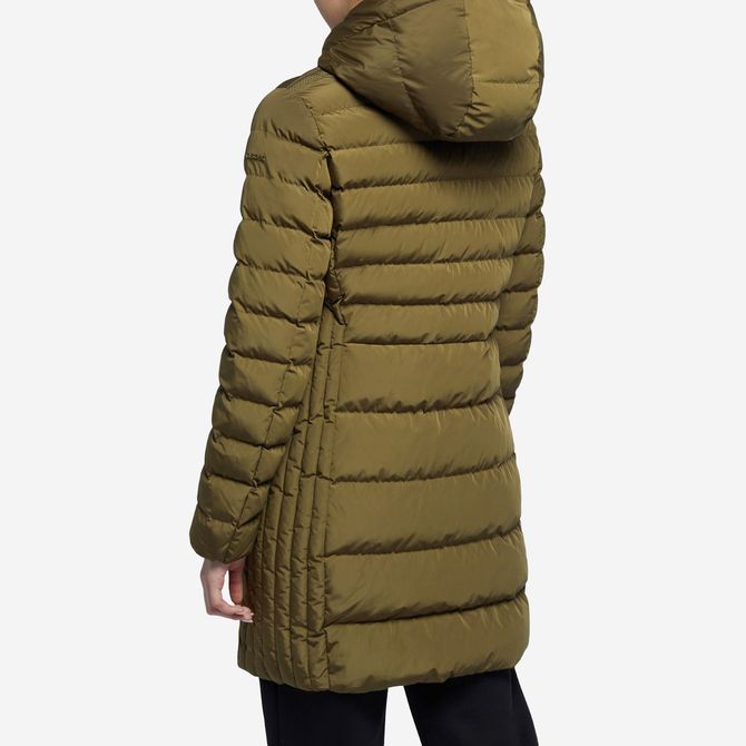 Geox ANEKO LONG JACKET - Green - Back view