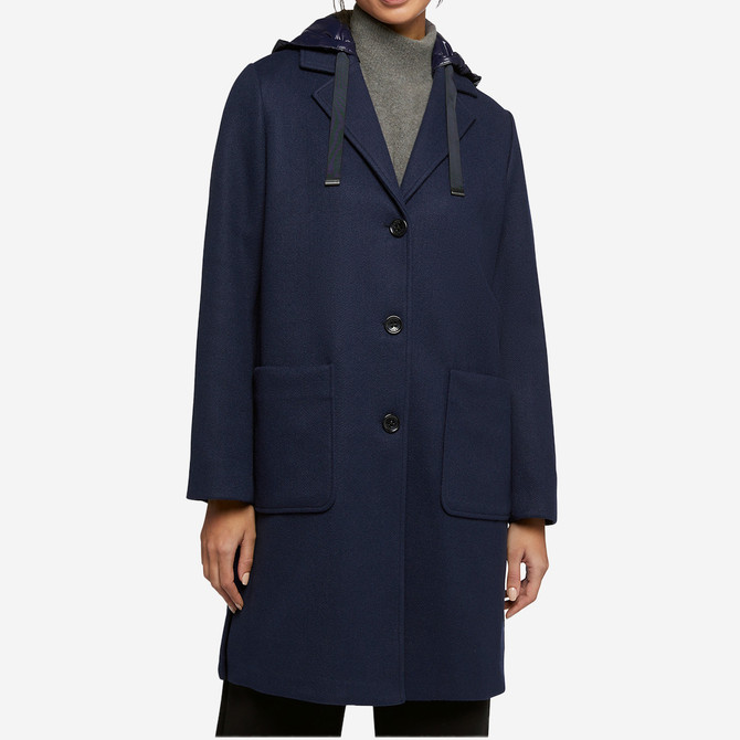 Geox DORELEA COAT - Blue - Back view