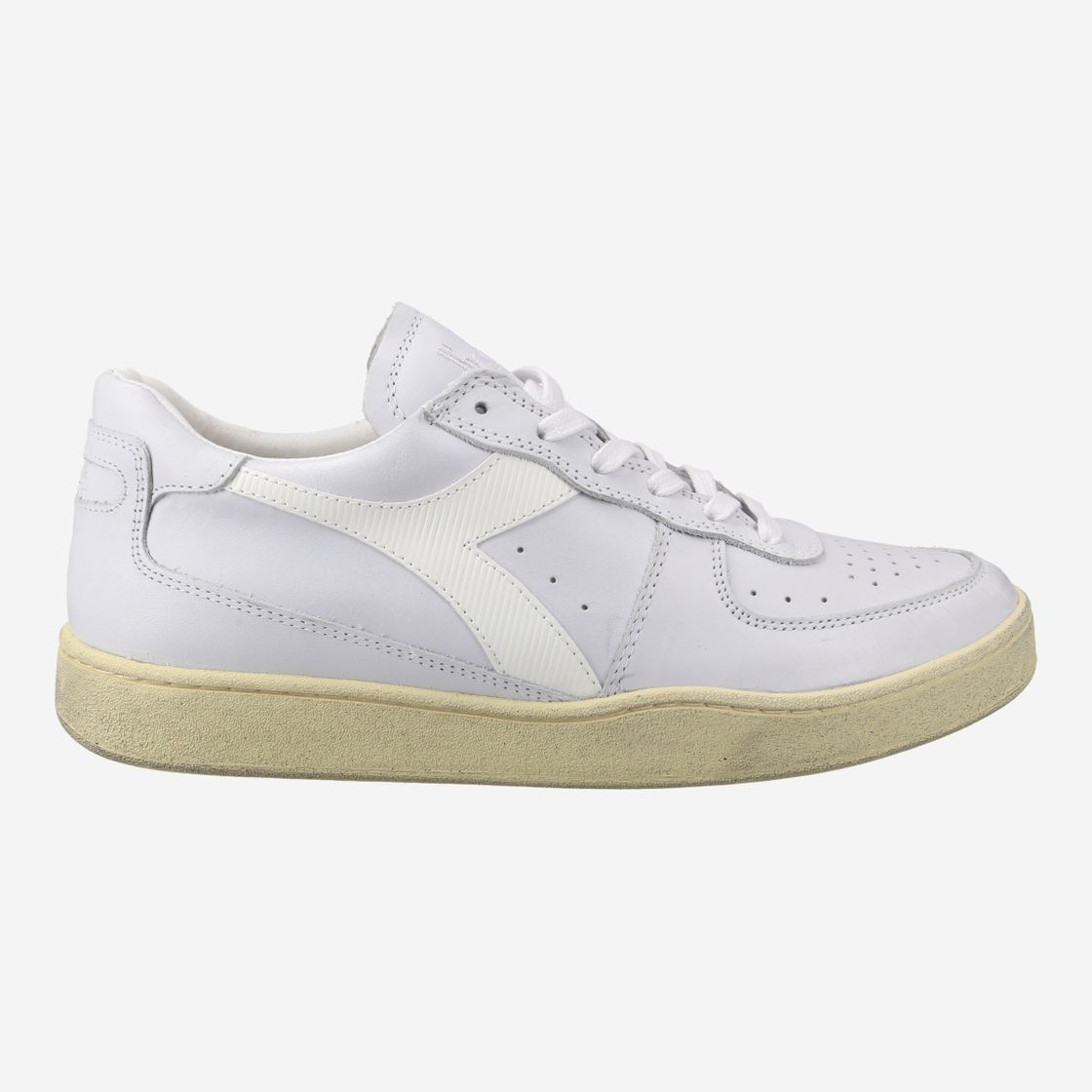 Diadora MI BASKED LOW USED - White - Back view