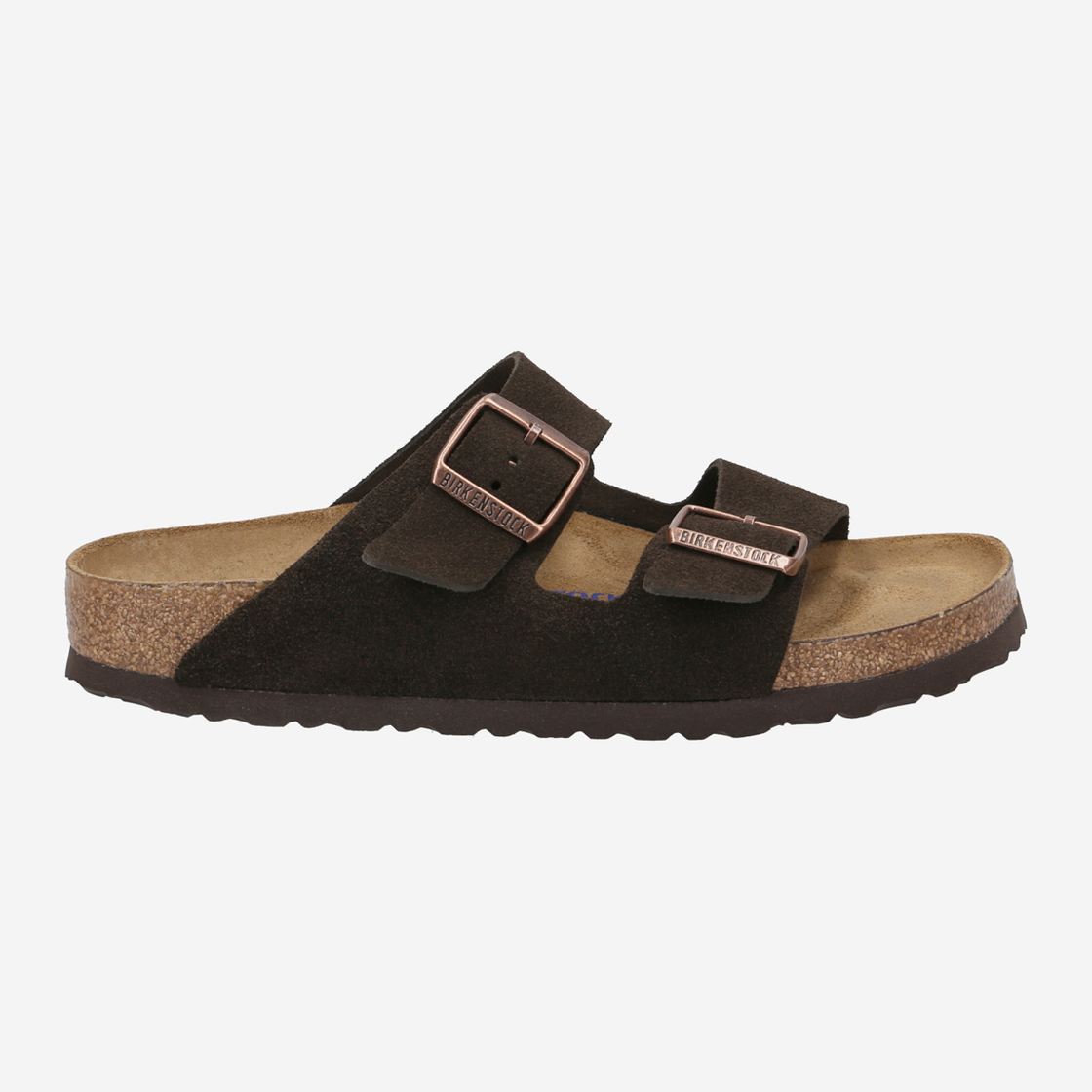 birkenstock ARIZONA SOFT FOOTBED - Brown / Mocha - Back view