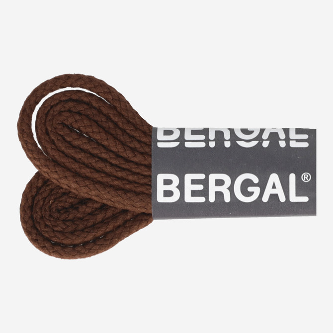 Bergal 8824 056 Cord laces - Brown, dark - Back view