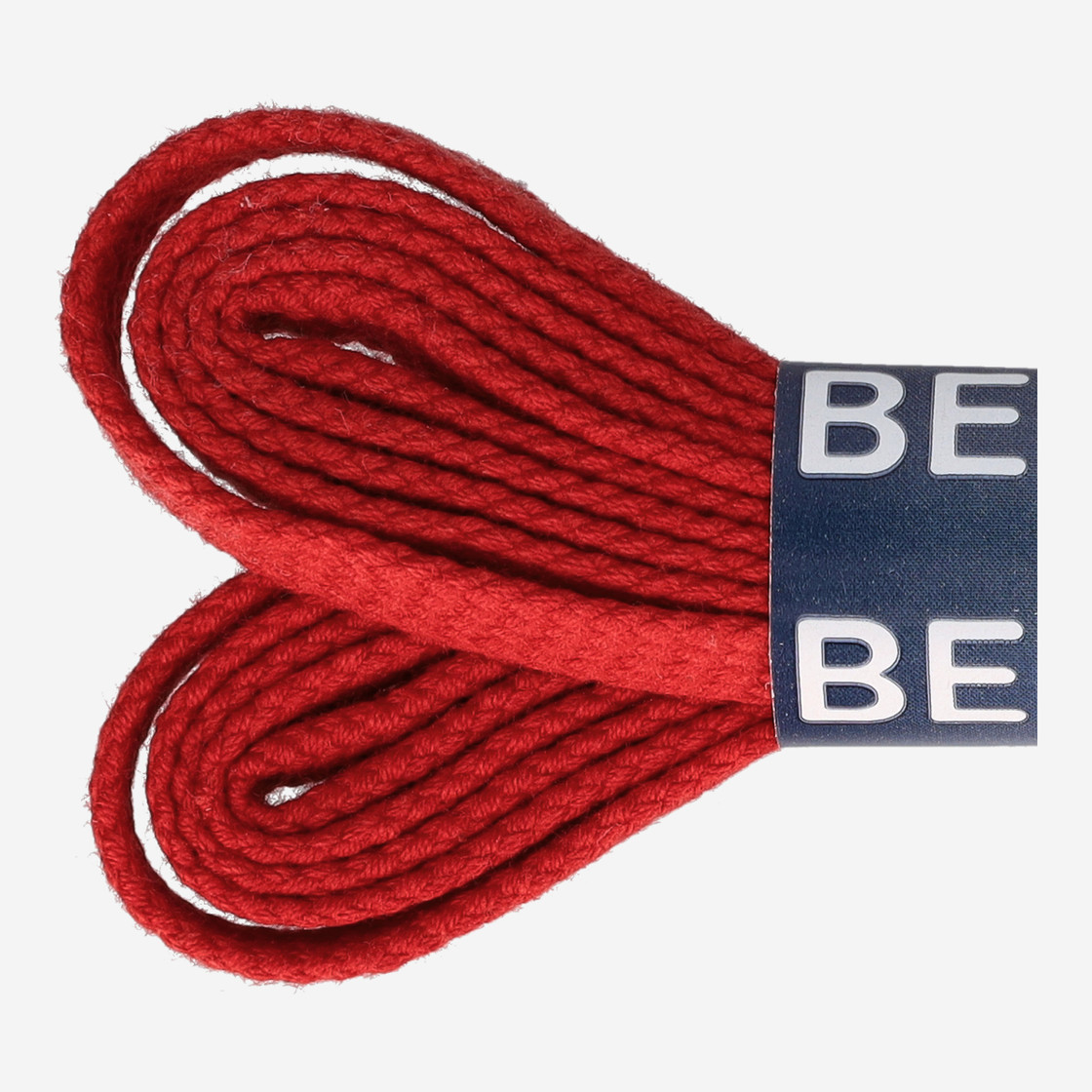 8856 120 Flat laces wide - red - back view