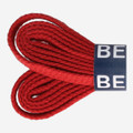 8856 120 Flat laces wide - red - back view