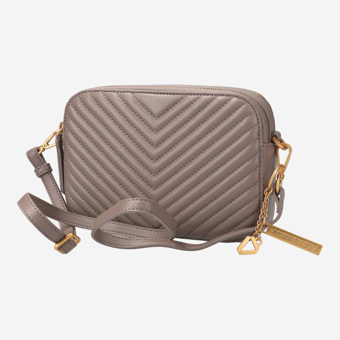 Les Visionnaires LOLA QUILTING - Taupe - Front view