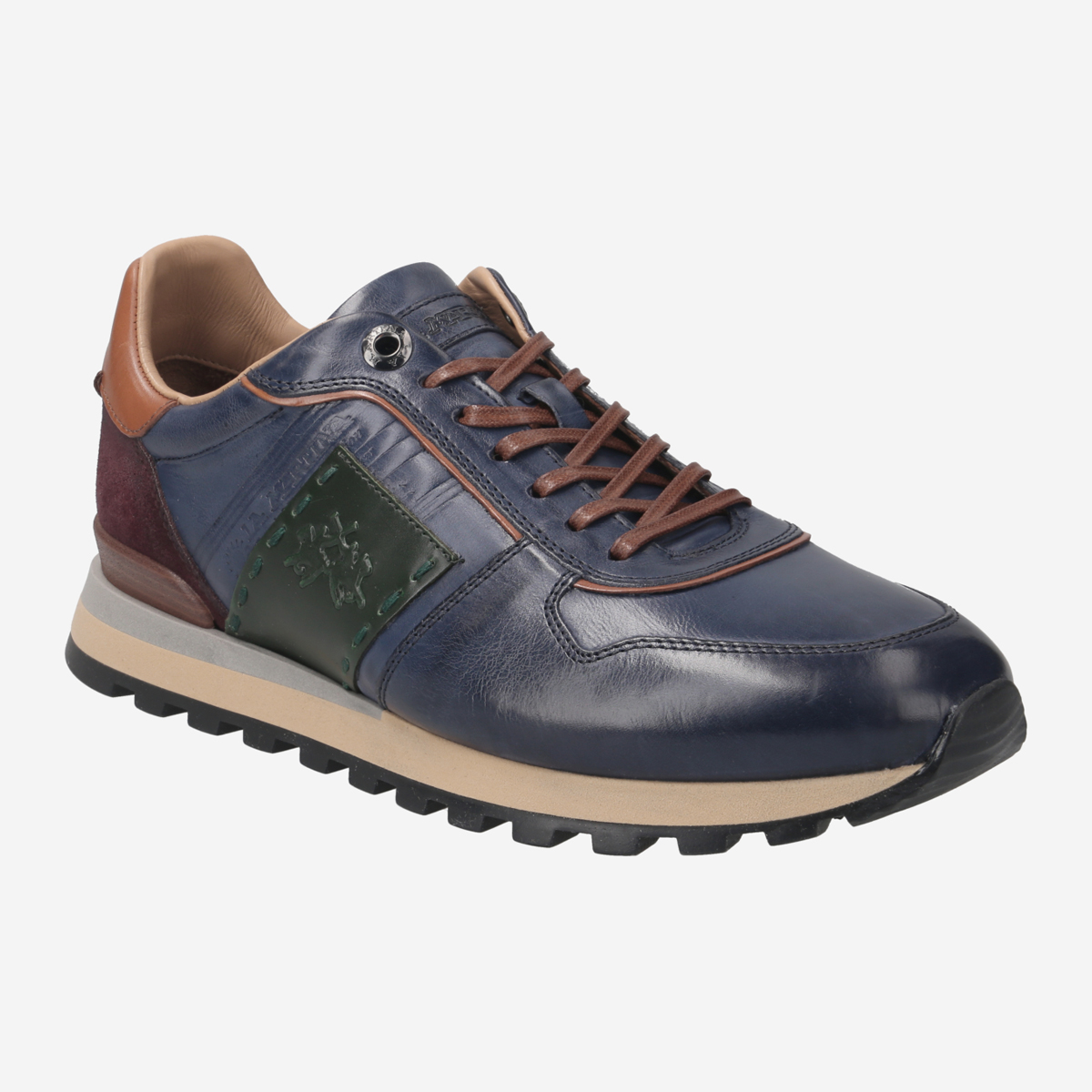 Chaussures Femme VIKAVI Bleues En Cuir Taille 40 - Modèle Plat Style Casual