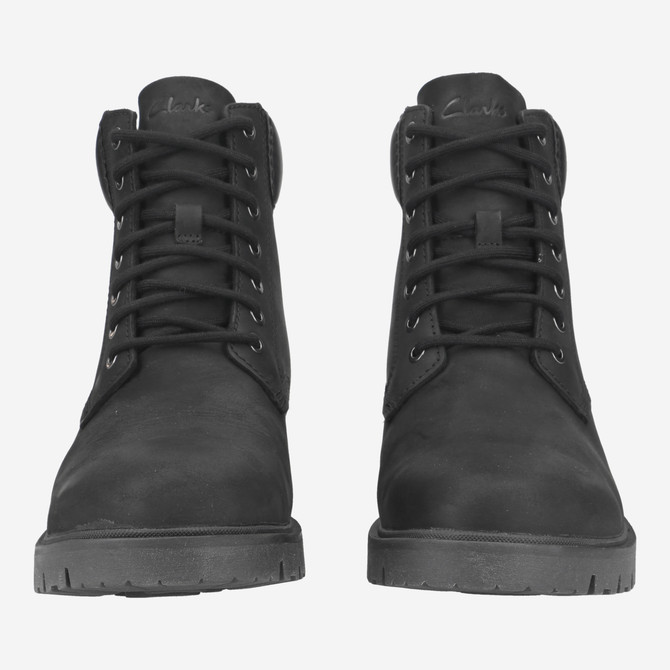 Clarks RossdaleHiGTX - Black - Front View