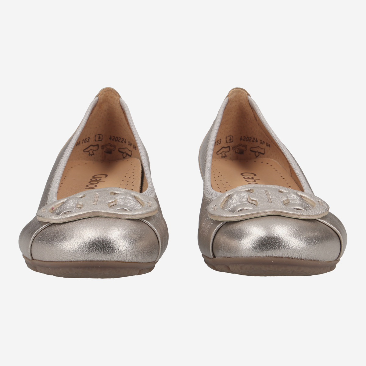 Gabor 44.163.60 Ballerina in gold metallic buy online