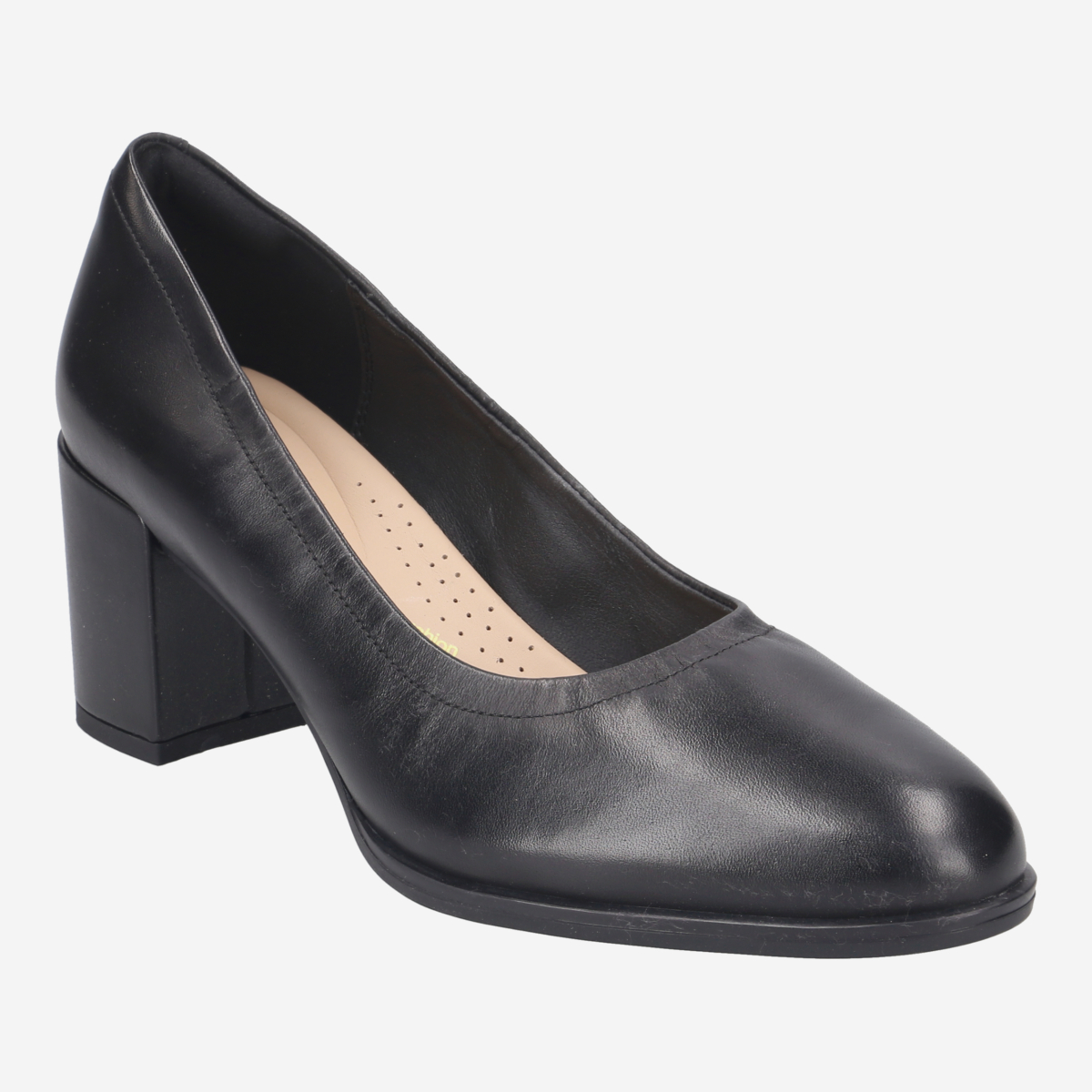 Clarks black 2025 court shoes