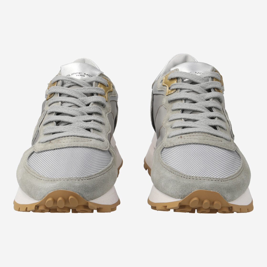 Philippe Model TROPEZ HAUTE LOW - Gray - Front view