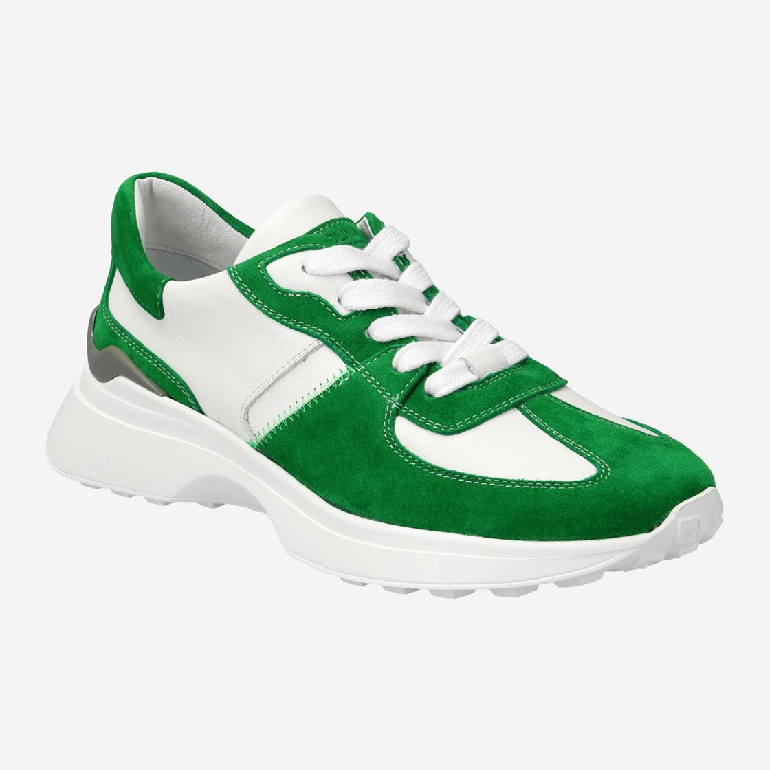 Donna Carolina SUED ERBA - Green - side view