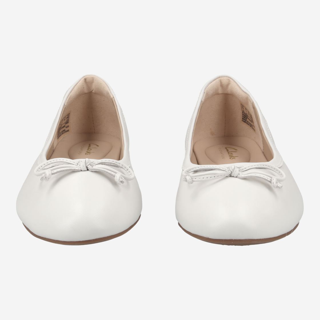 Clarks Fawna Lily - White - Front view