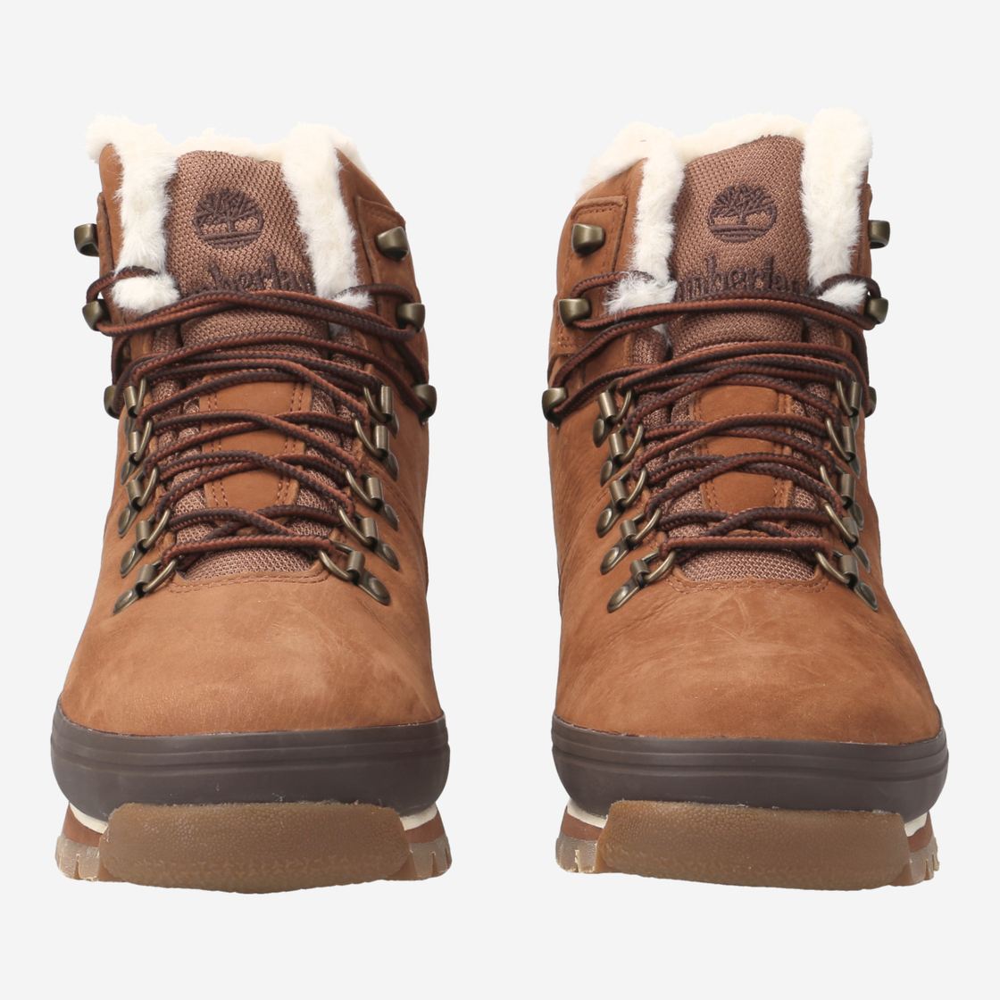 Timberland A2KE7 Euro Hiker WP Fur Lined - Brown - Front View