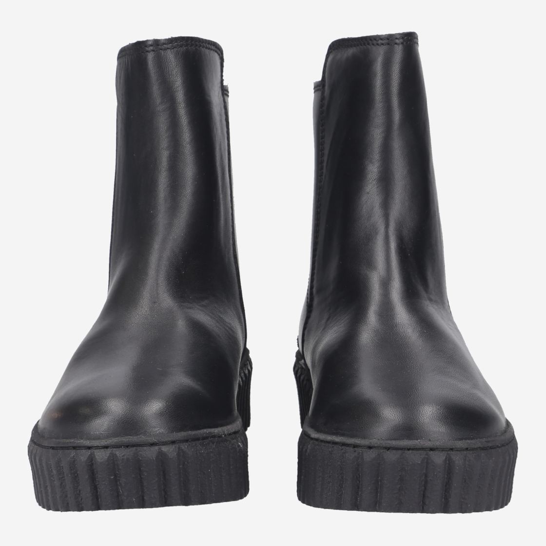 Marc O' Polo ZIPPER BOOTIE - Black - Front view