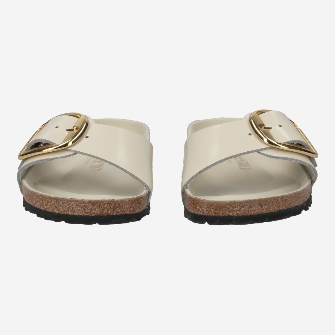 birkenstock MADRID BIG BUCKLE - White - Front View