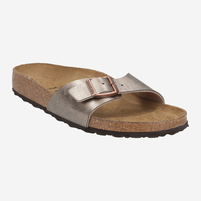 birkenstock MADRID - Beige, metallik - Frontansicht
