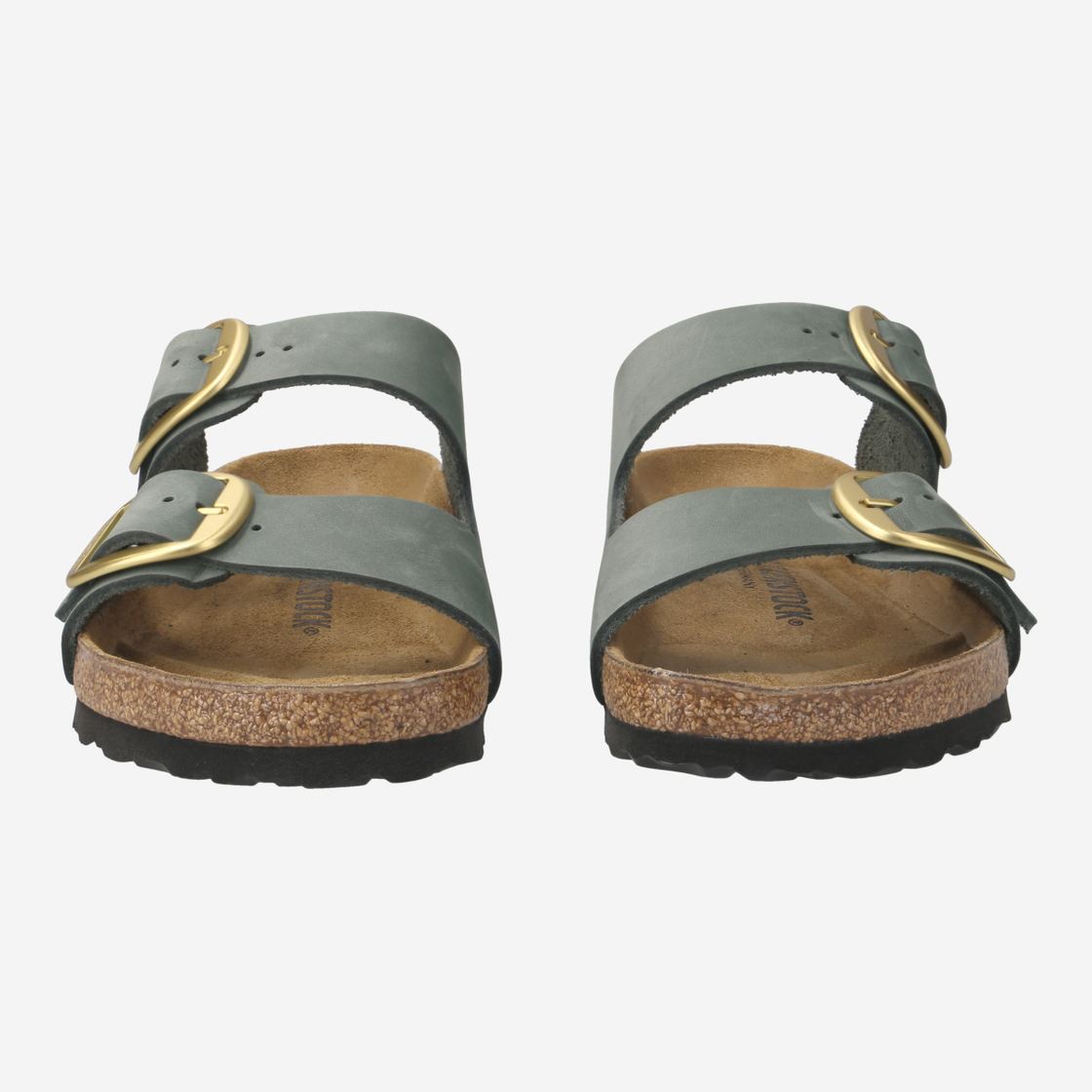 birkenstock ARIZONA BIG BUCKLE - Green - Front View