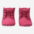 Timberland A6129 Crib Bootie with Hat VIV - Pink - Front view