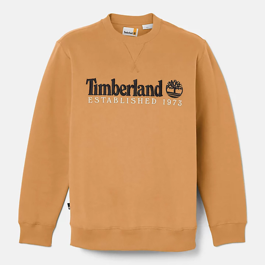 Timberland A65DD LS Est. 1973 Crew BB Sw - Brown - Front View