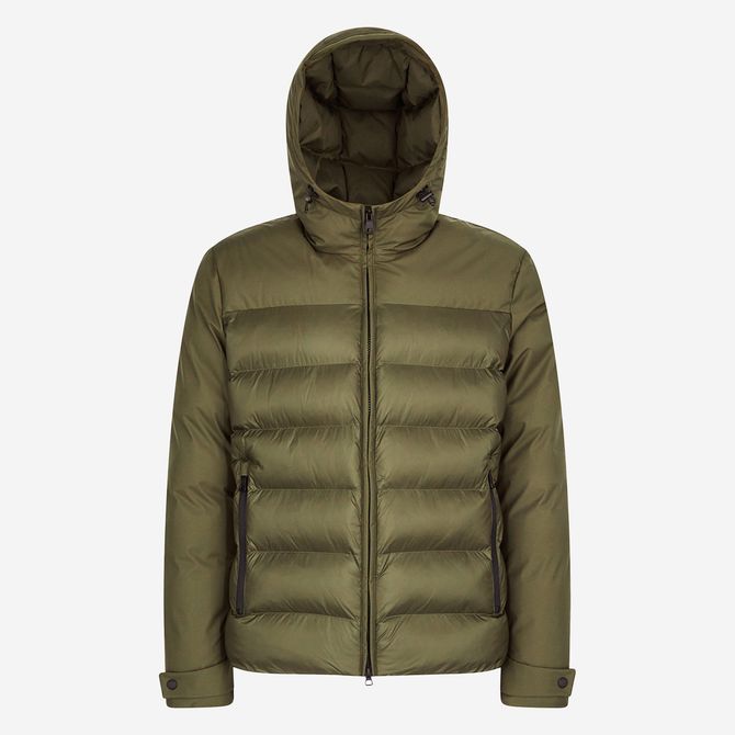 Geox SAPIENZA HOOD JACKET - Green - Front view