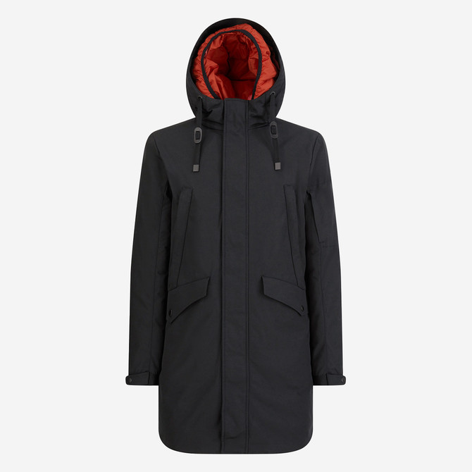 Geox VELLETRI PARKA - Black - Front view