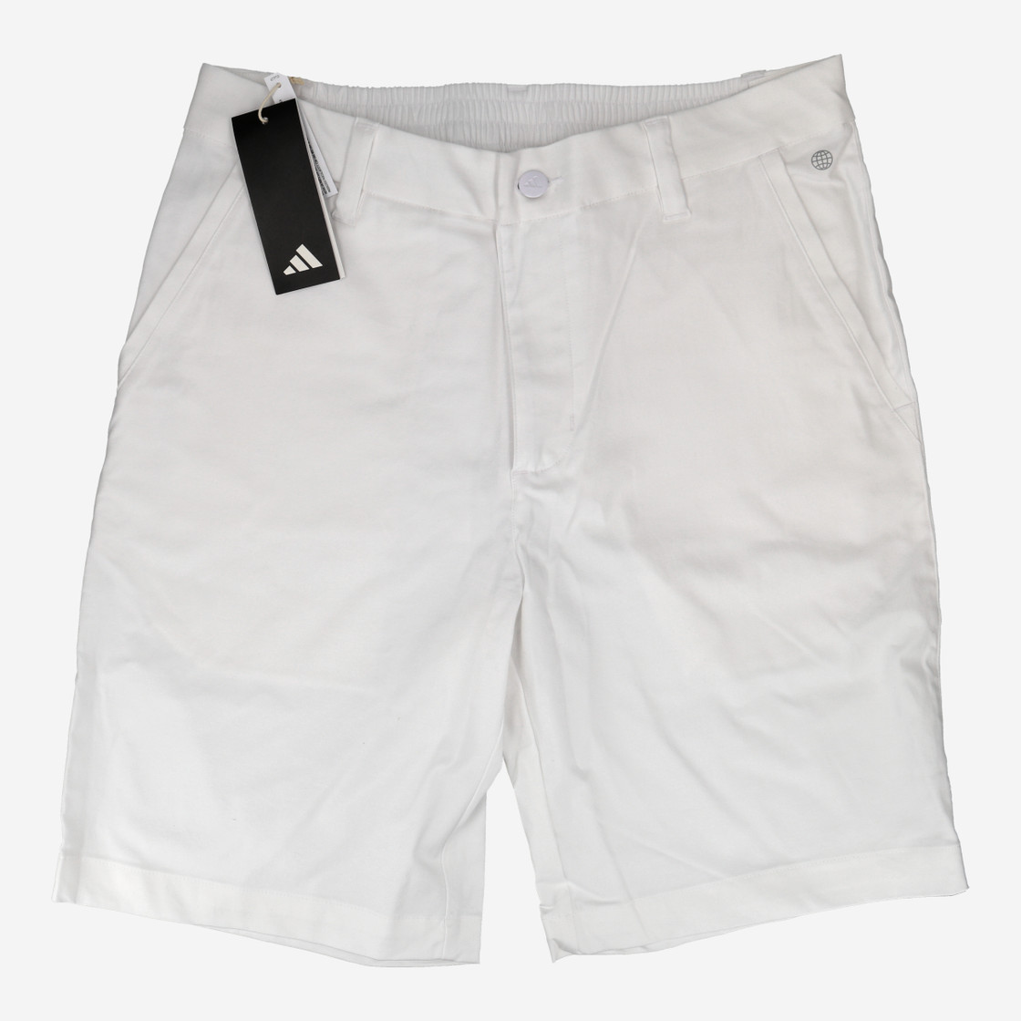 Adidas GO-TO 9 INCH SHORT - Weiß - Frontansicht