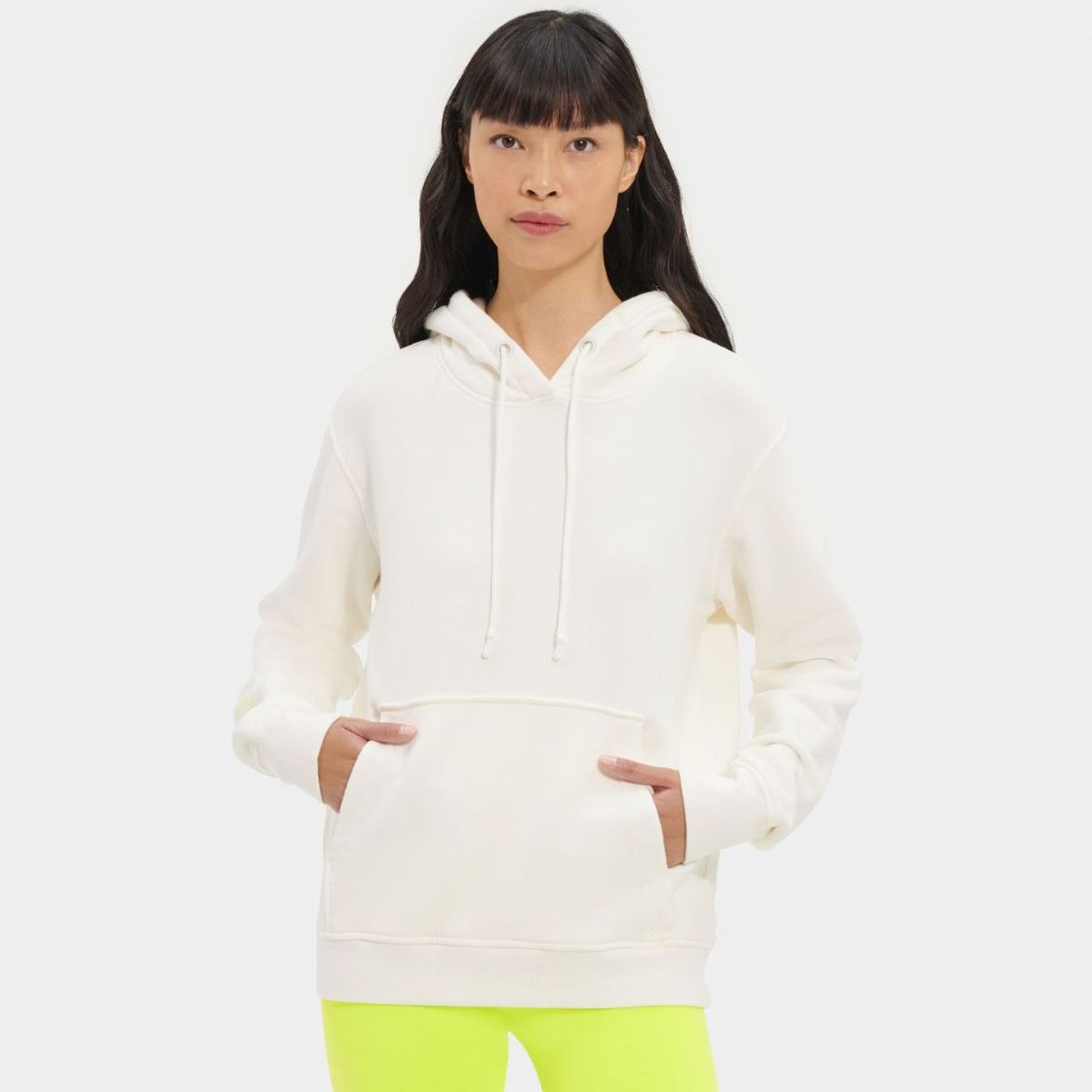 UGG australia TATIANA HOODIE - White - Front view