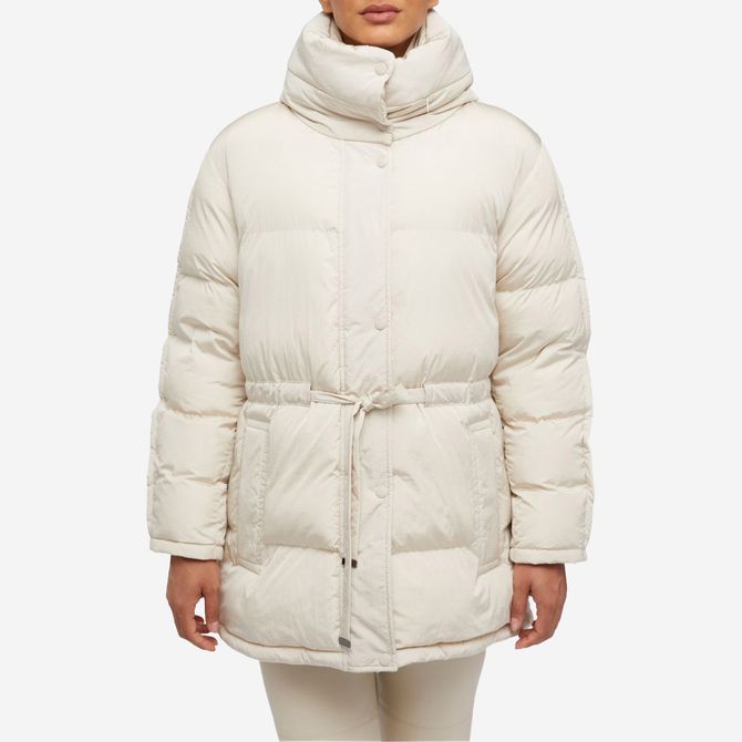 Geox SKYELY MID PARKA - White - Front view