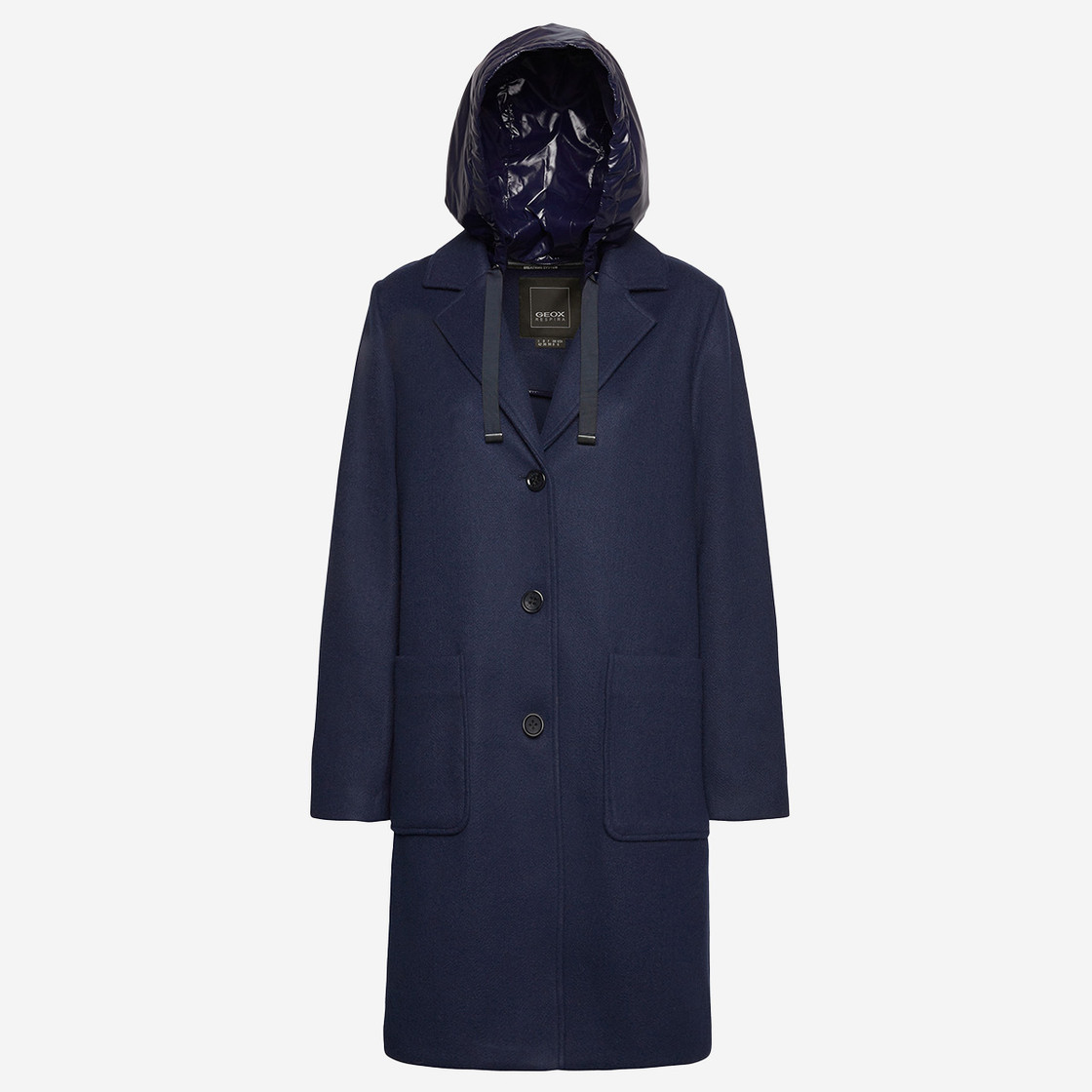 Geox DORELEA COAT - Blue - Front view