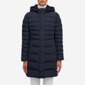 Geox ANEKO LONG JACKET - Blue - Front view