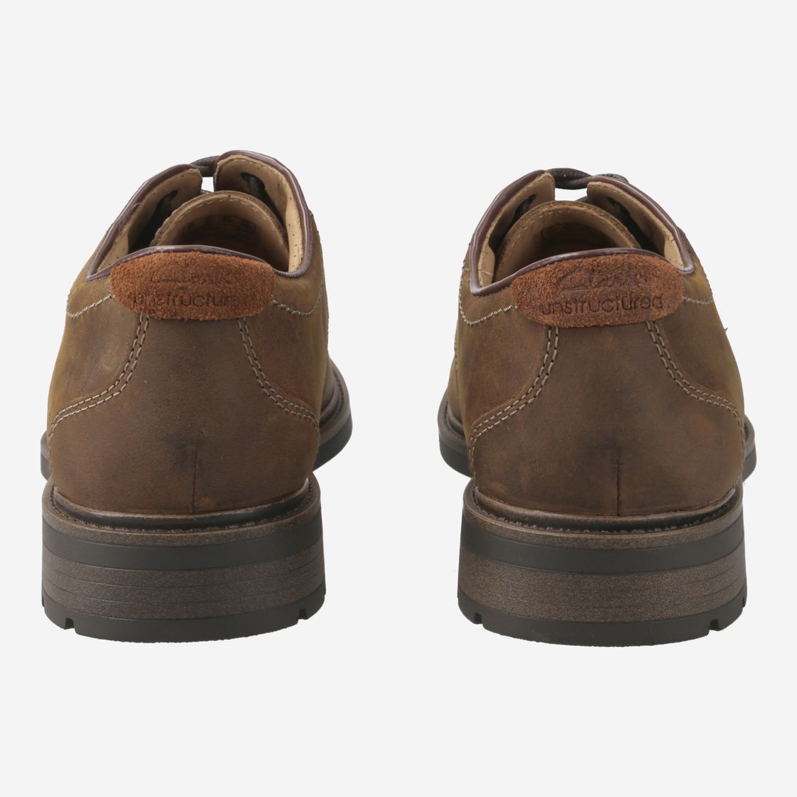 Clarks Un Shire Low - Brown - Side View