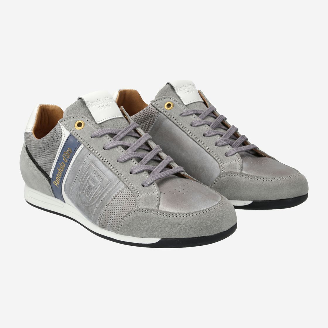 Pantofola d'Oro AVEZZANO UOMO LOW - Grey - Side view