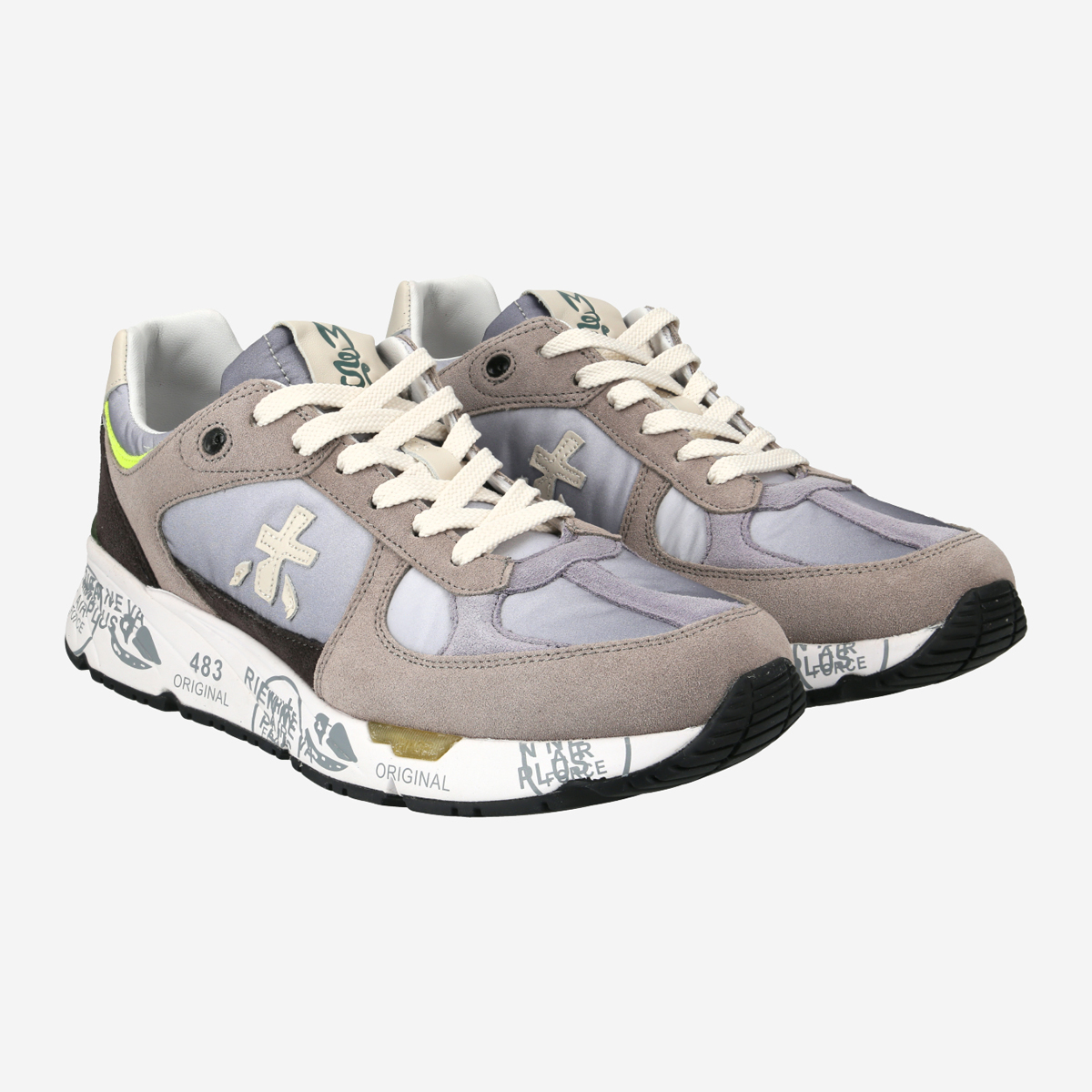 Premiata MASE 6158 Sneakers in gray, combined buy online