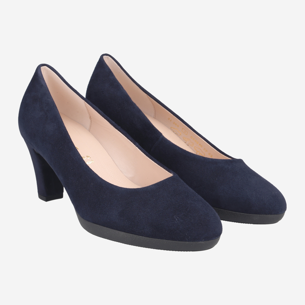 Gabor blue suede sales shoes