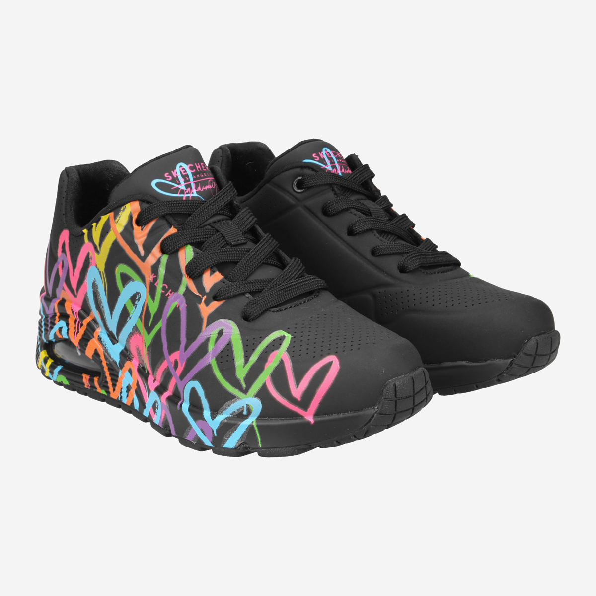 Skechers UNO HIGHLIGHT LOVE Sneakers in black combined buy online