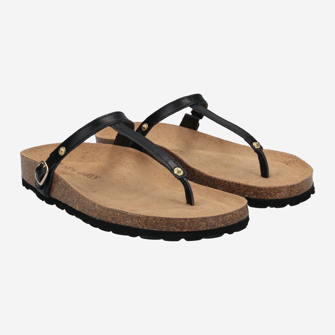 Hey Marley BASE SANDAL - Black - Side view