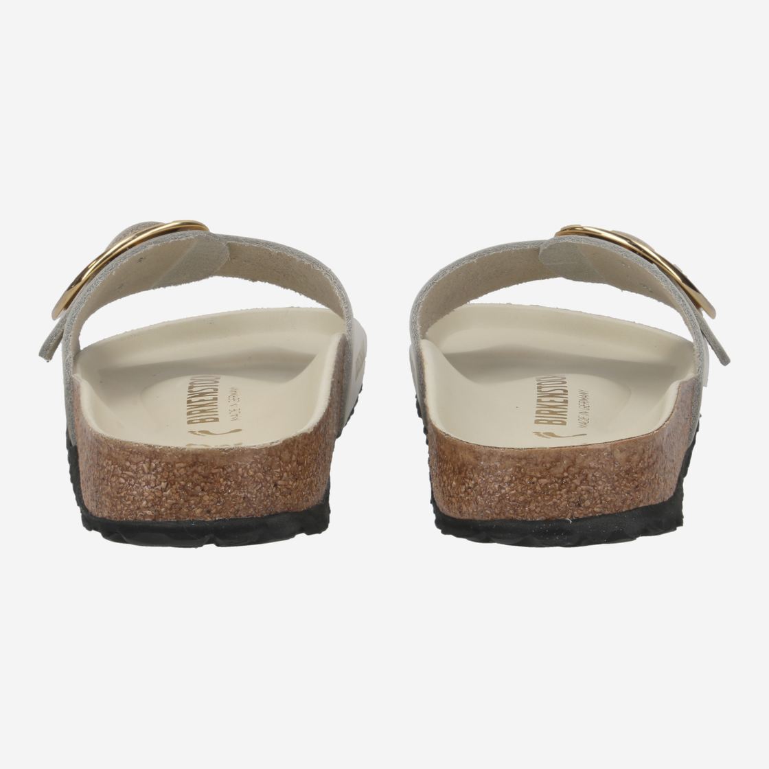 birkenstock MADRID BIG BUCKLE - White - Side View