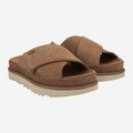 UGG australia GOLDENSTAR CROSS SLIDE - Brown - Side view