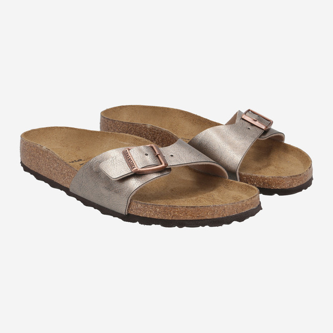 birkenstock MADRID - Beige, metallik - Seitenansicht