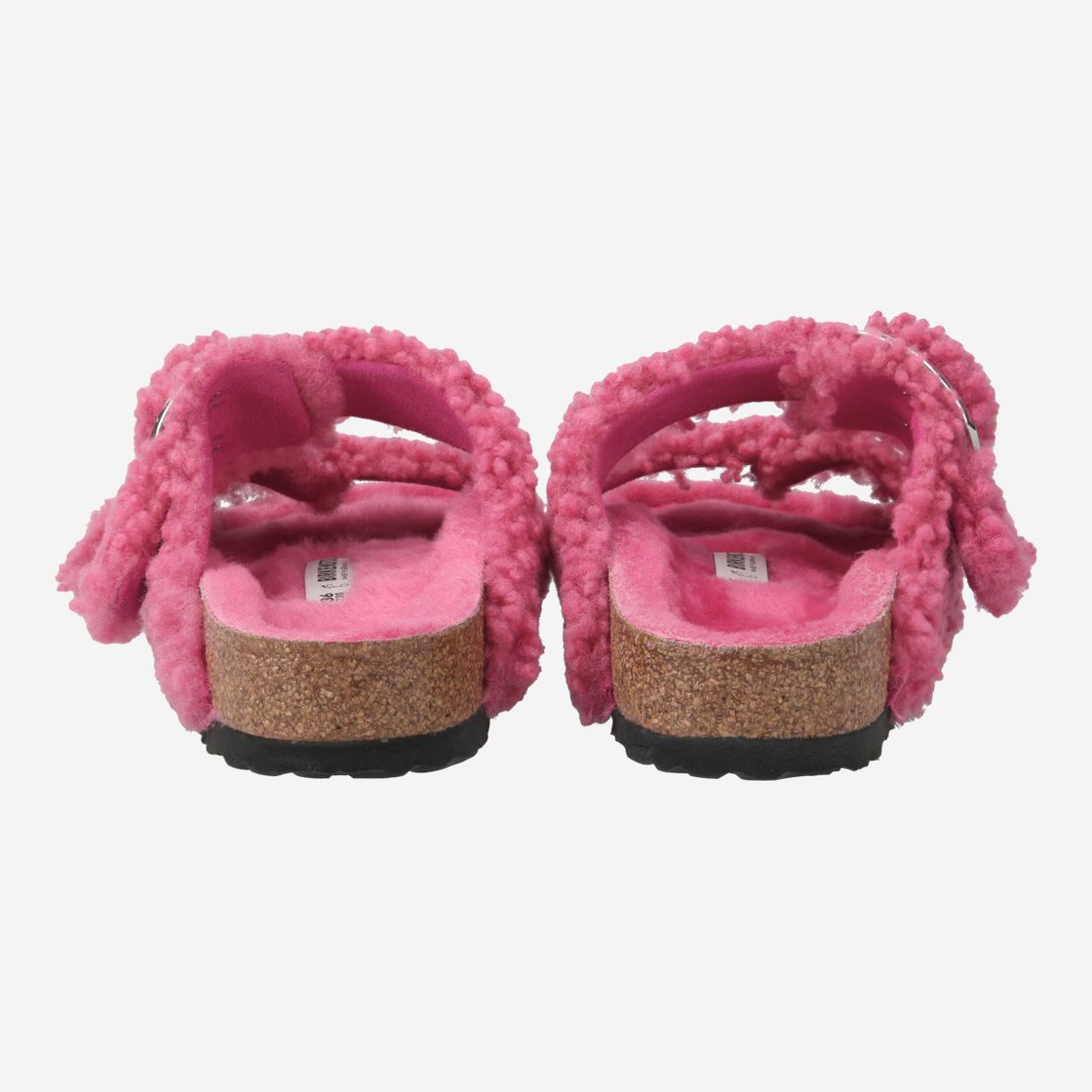 birkenstock ARIZONA BIG BUCKLE TEDDY - Pink - side view