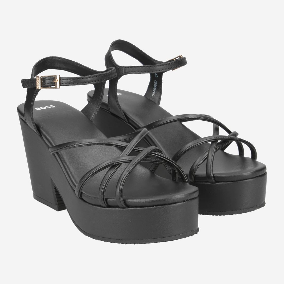 Boss CATE WEDGE SANDAL - Black - Sole